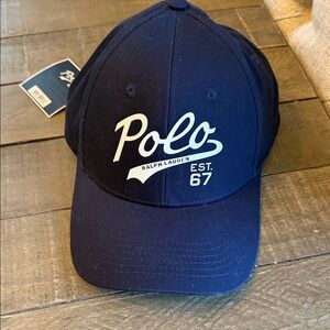 Ralph Lauren Navy Polo 67 Baseball Cap
